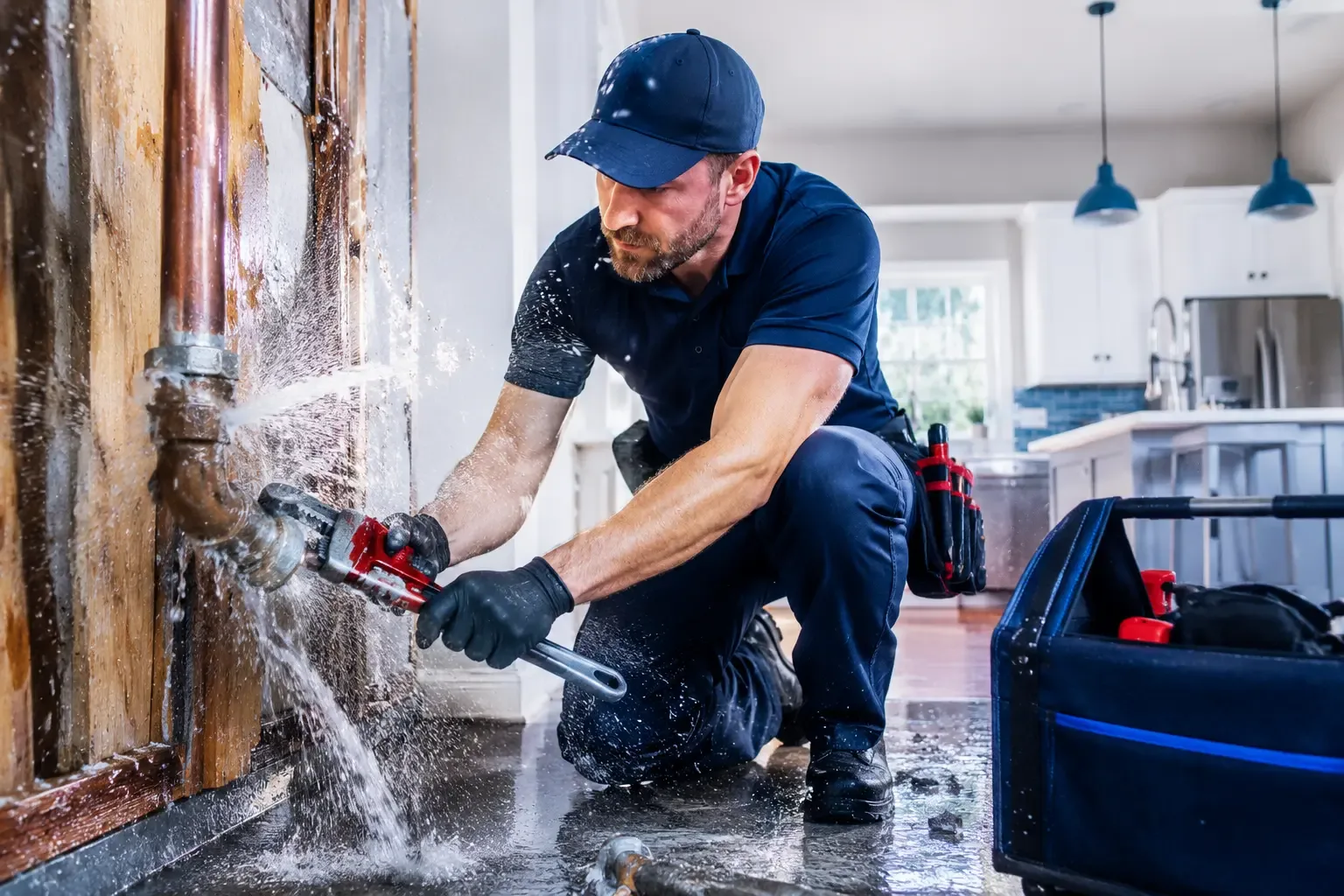 Local emergency pipe repair professionals in Woodland, PA